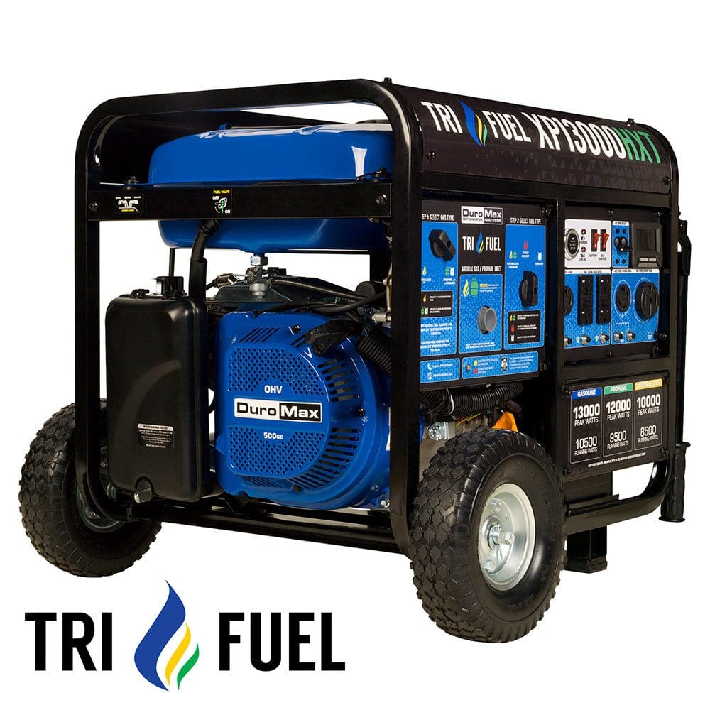 Duromax XP13000HXT 13,000 Watt Tri Fuel Generator w/ CO Alert