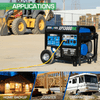 Duromax XP13000HX Watt Dual Fuel Portable Generator with CO Alert