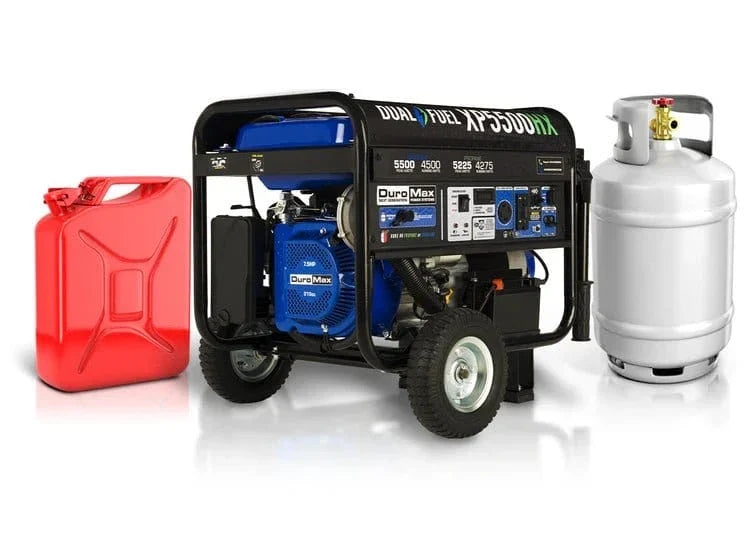 Duromax 5,500 Watt Dual Fuel Portable HX Generator w/ CO Alert