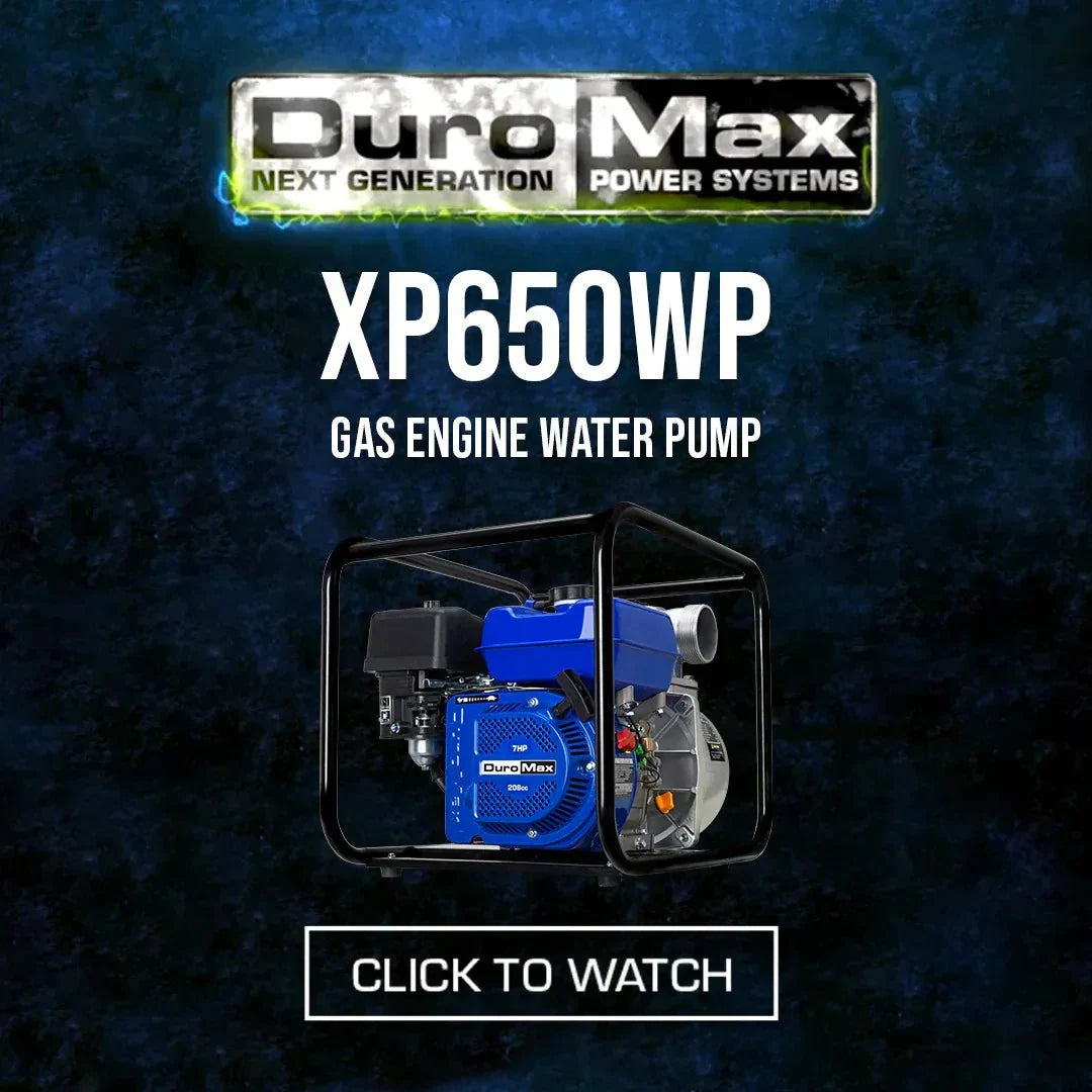 DuroMax XP650WP 3" Semi-Trash Water Pump – 208cc