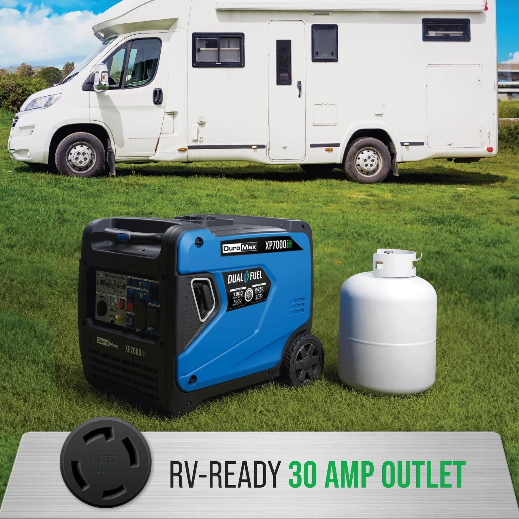 Duromax  XP7000iH  - 7,000 Watt Dual Fuel Inverter Generator w/ CO Alert