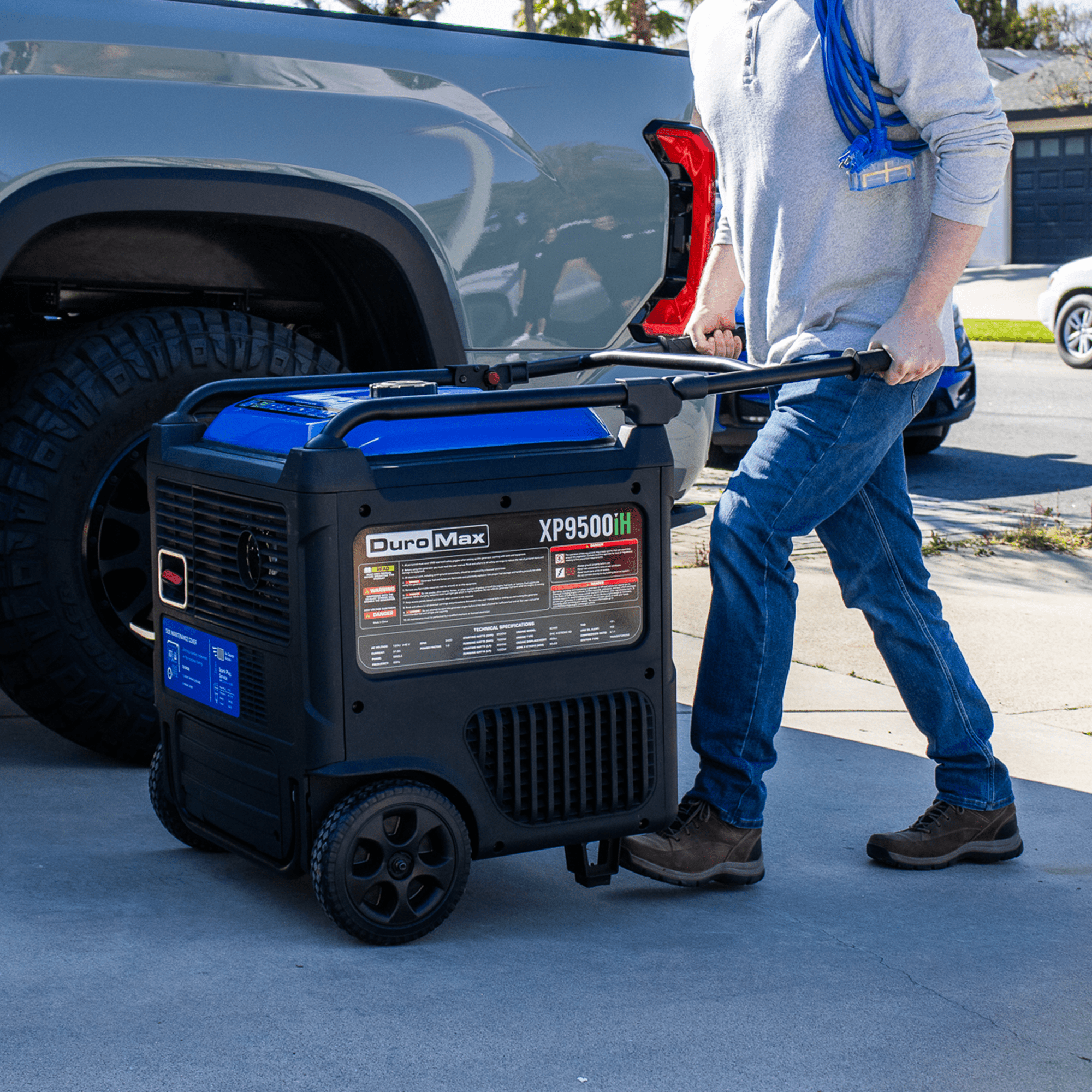 Duromax 9500 Watt  Dual Fuel Inverter Generator w/ CO Alert