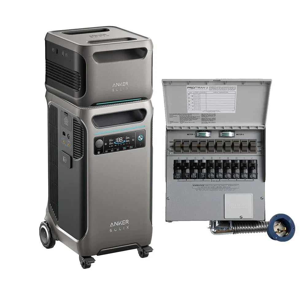 Anker SOLIX F3800 6000W Solar Generator | 3.84kWh Expandable Home Backup Power