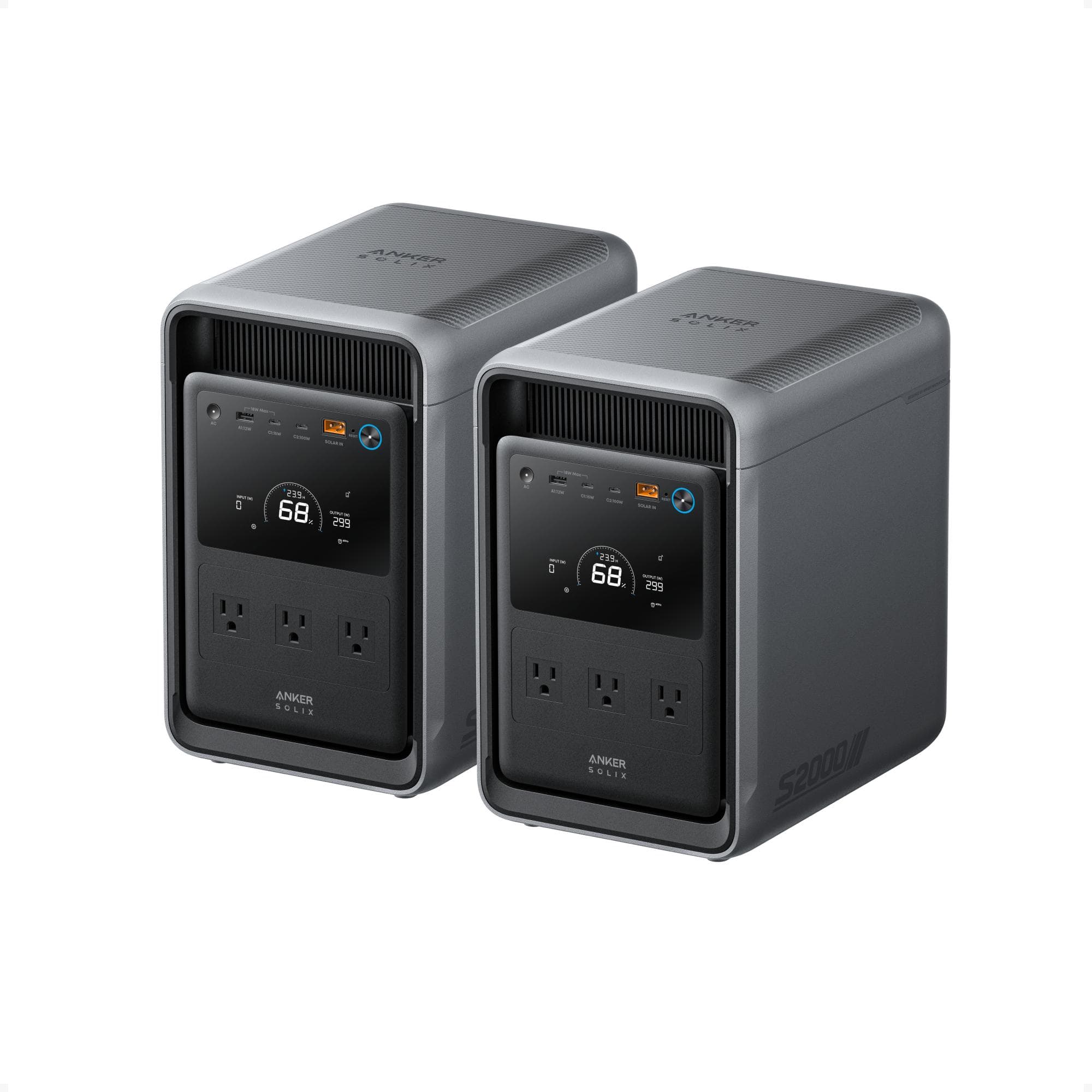 Anker SOLIX S2000 2010Wh Portable Power Station | 1500W LiFePO4 Solar Generator