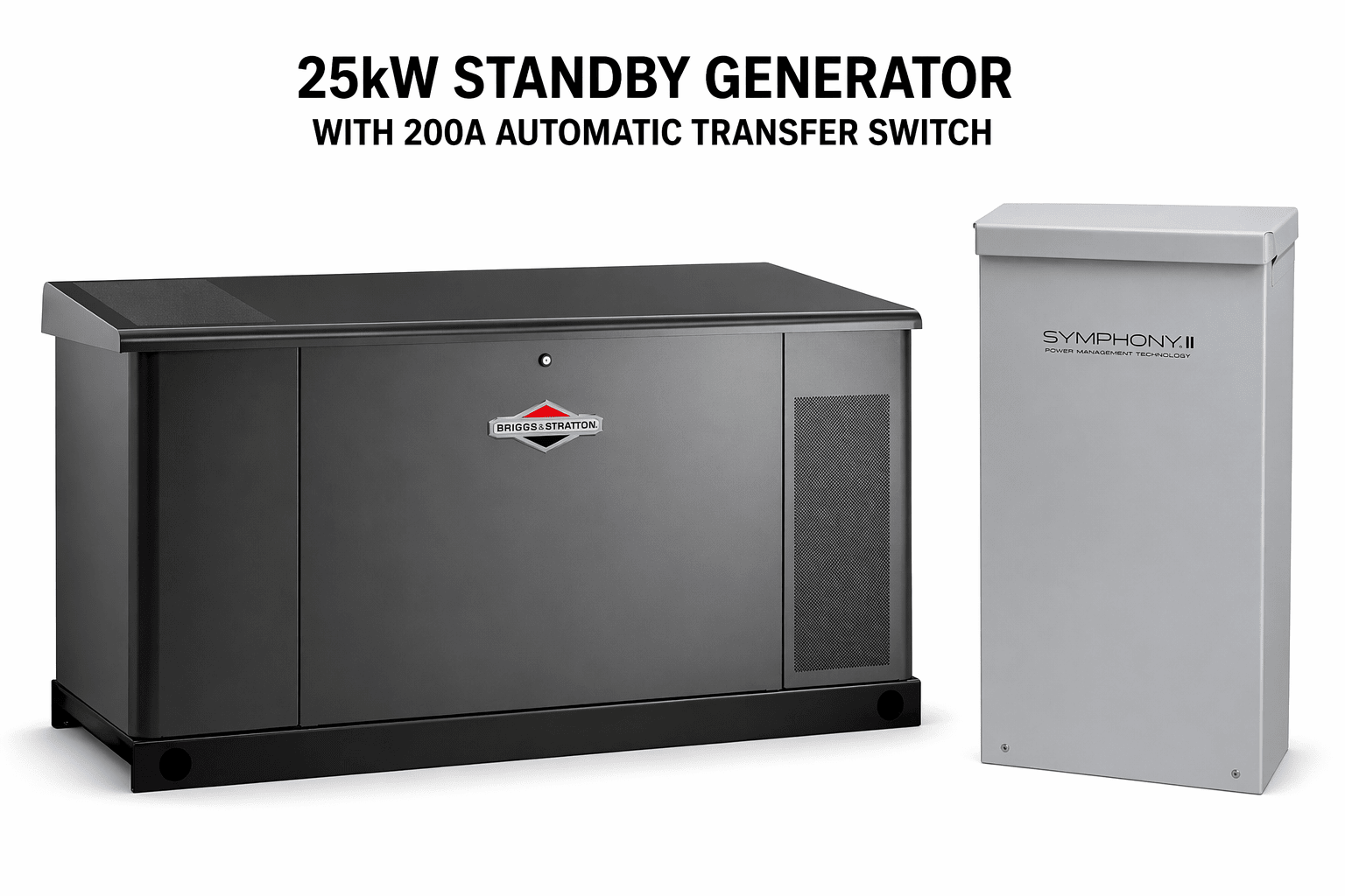 Briggs & Stratton 25kW Standby Generator