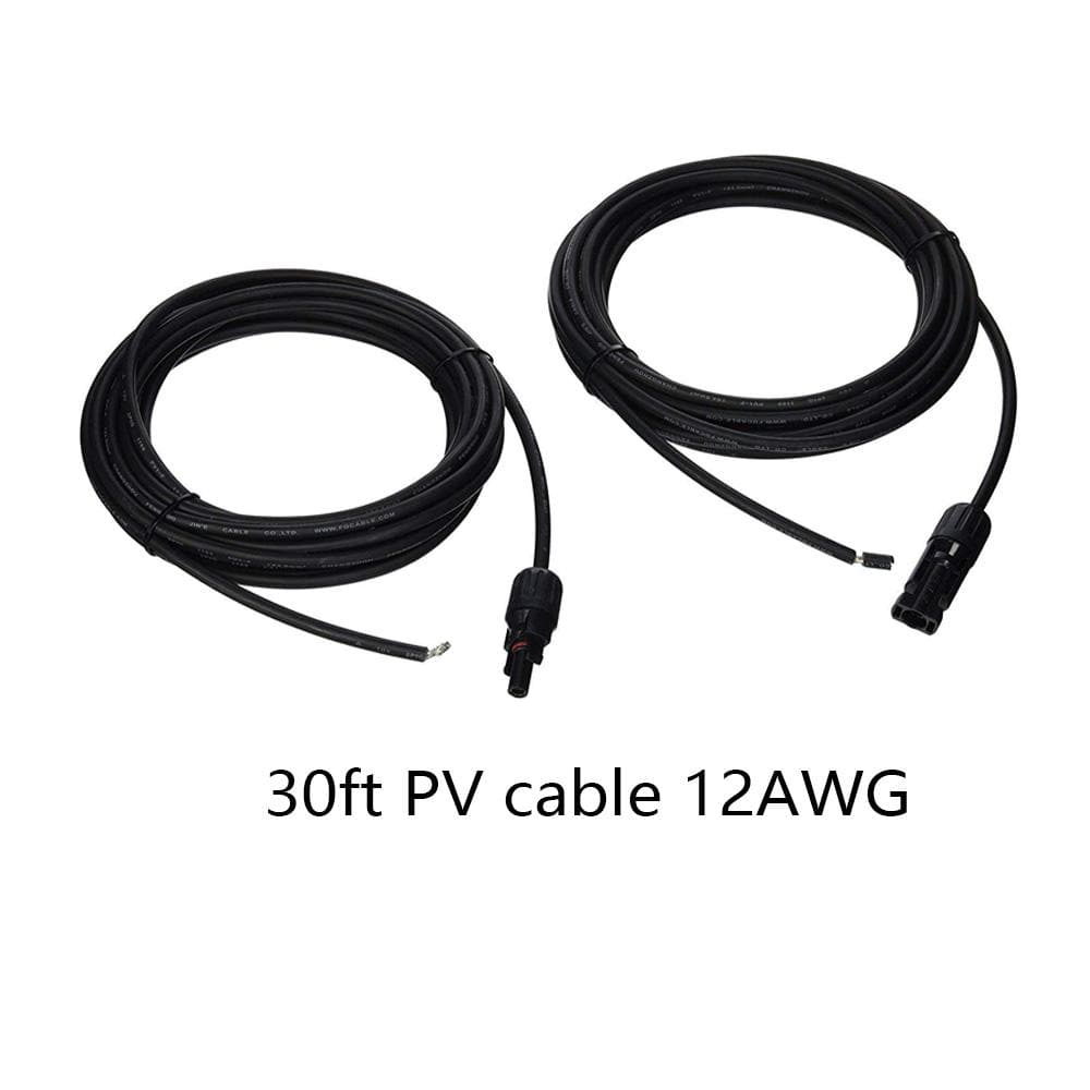 100 Watts All Black Monocrystalline Solar RV Kits