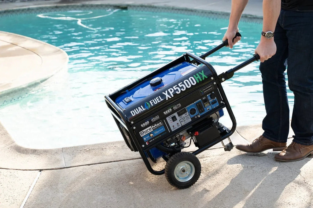 Duromax 5,500 Watt Dual Fuel Portable HX Generator w/ CO Alert