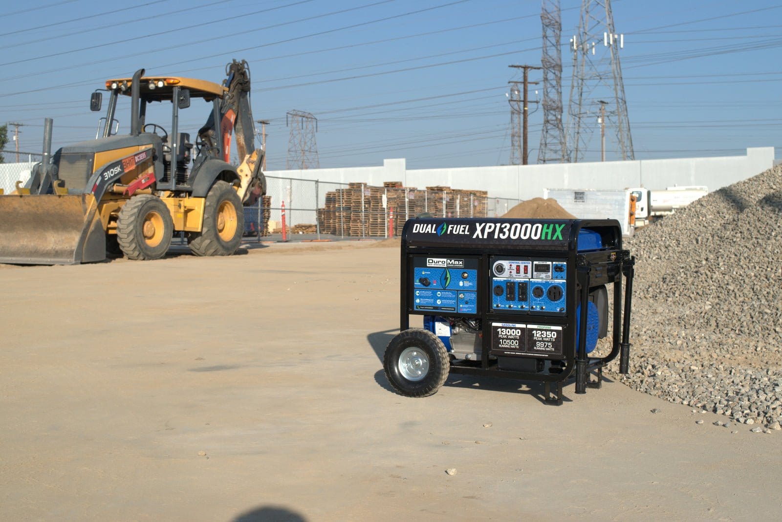 Duromax XP13000HX Watt Dual Fuel Portable Generator with CO Alert