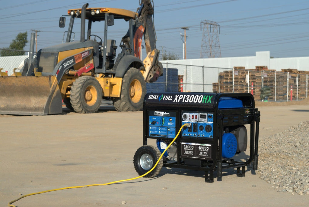 Duromax XP13000HX Watt Dual Fuel Portable Generator with CO Alert