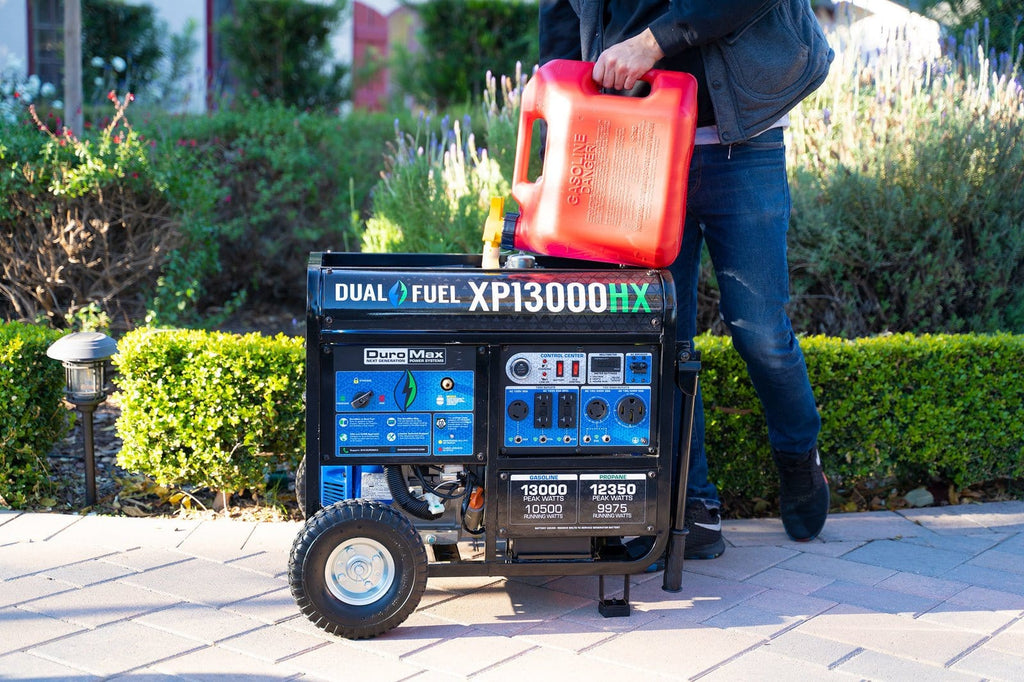 Duromax XP13000HX Watt Dual Fuel Portable Generator with CO Alert
