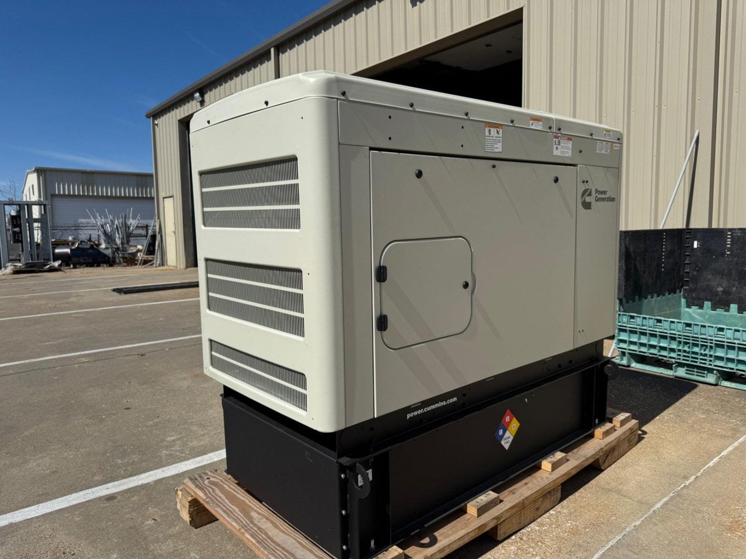 Cummins C30D6 30kW Enclosed Diesel Generator 120/240V Single Phase | Tank Options