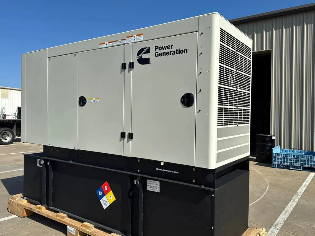 Cummins C80D6C 80kW Diesel Standby Generator 120/240V Single Phase Enclosed