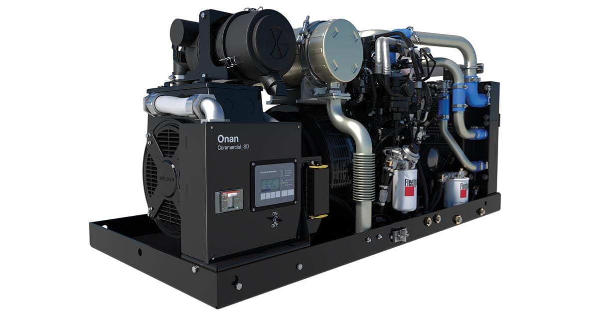 Cummins Onan Commercial 20KW  Mobile SD 20 HDKDB 20kW Diesel Generator | Single & Three Phase | 60Hz