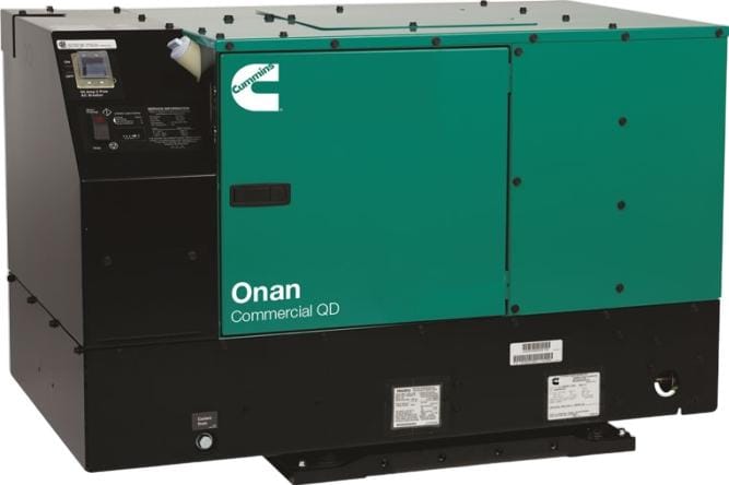 Cummins Onan Commercial QD 12 HDKCD 12kW Diesel Generator | 120/240V | 60Hz