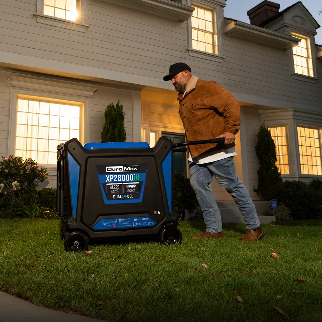 DuroMax XP28000IH 28,000 Watt Dual Fuel Inverter Generator