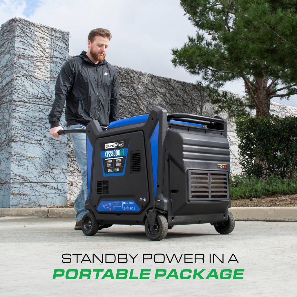 DuroMax XP28000IH 28,000 Watt Dual Fuel Inverter Generator
