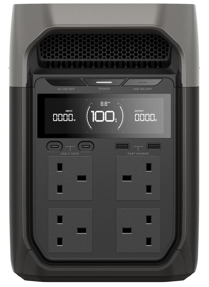 EcoFlow DELTA 3 Portable Power Station | 1024Wh, 1800W