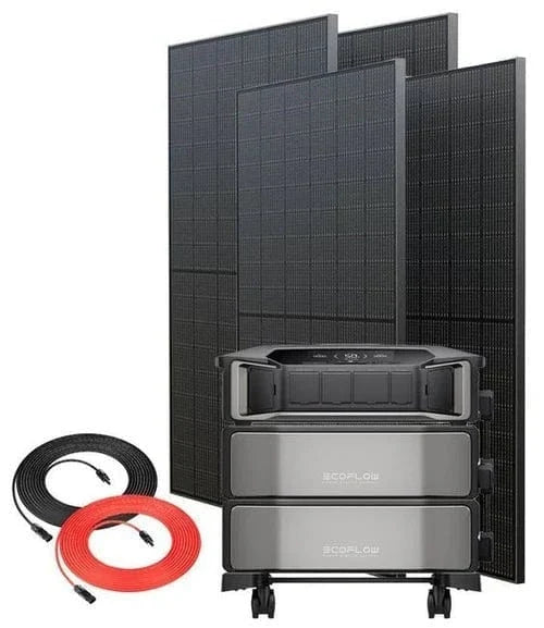 Ecoflow Delta Pro Ultra Solar Generator with 440 Watt Solar - Rigid Panels