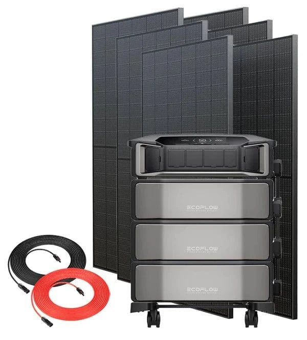 Ecoflow Delta Pro Ultra Solar Generator with 440 Watt Solar - Rigid Panels