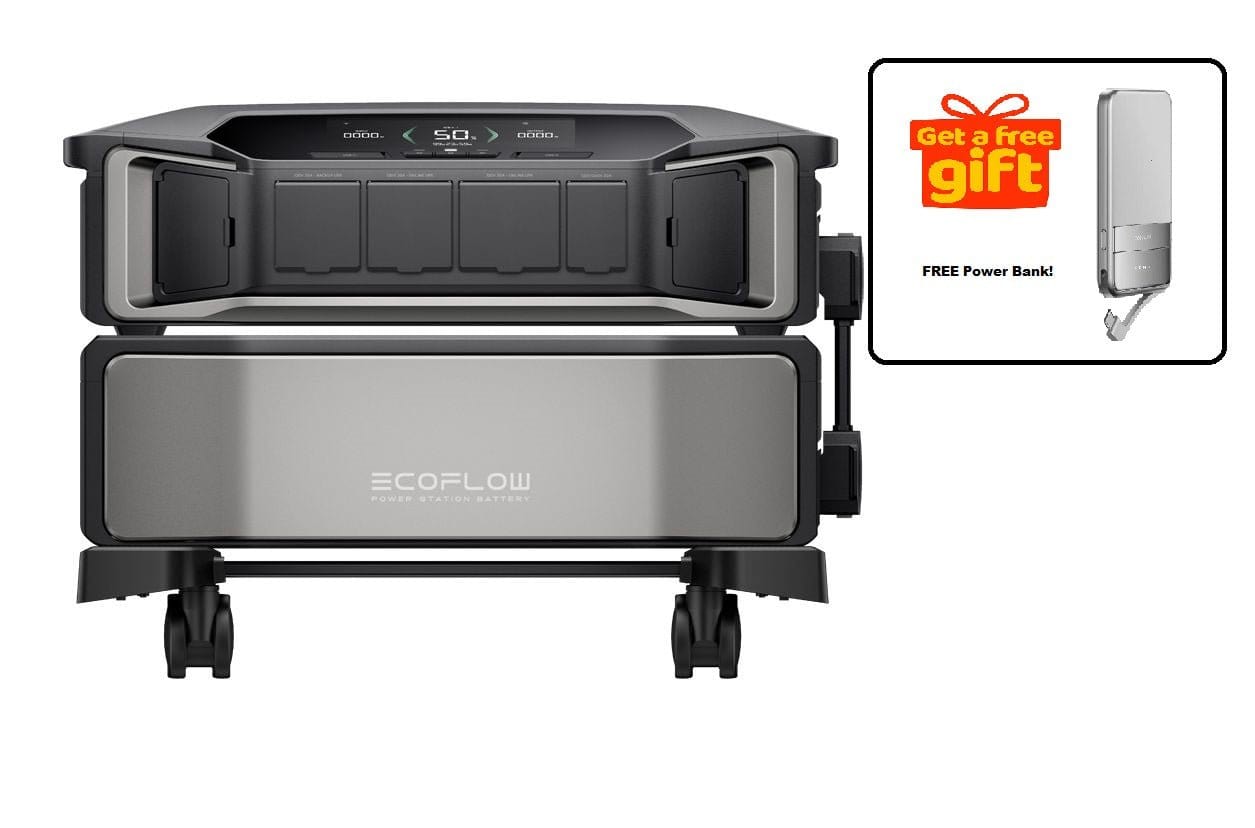 EcoFlow Delta Pro Ultra Solar Generator 7200Wh Portable Power Station Whole Home Backup