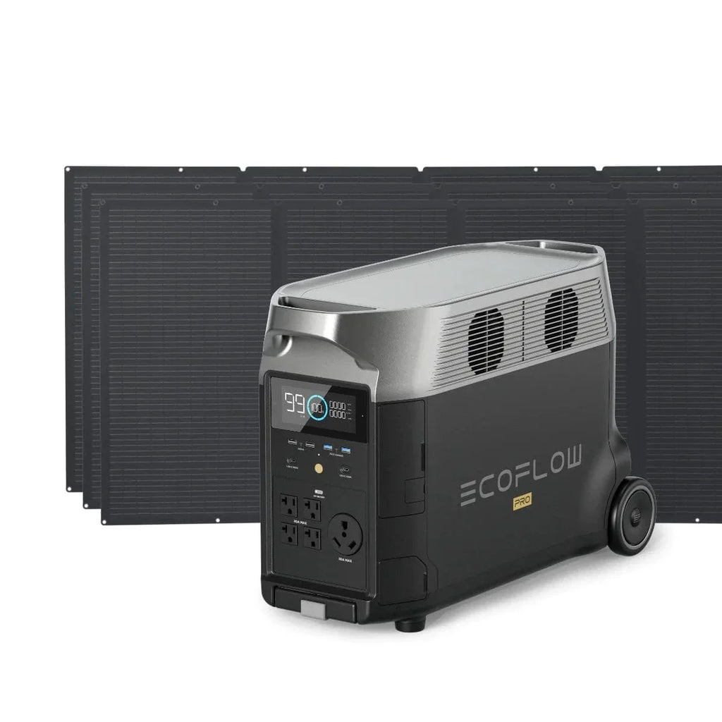 EcoFlow DELTA Pro with 400W Solar Panel plus a FREE Camping Light and Solar Angle Guide