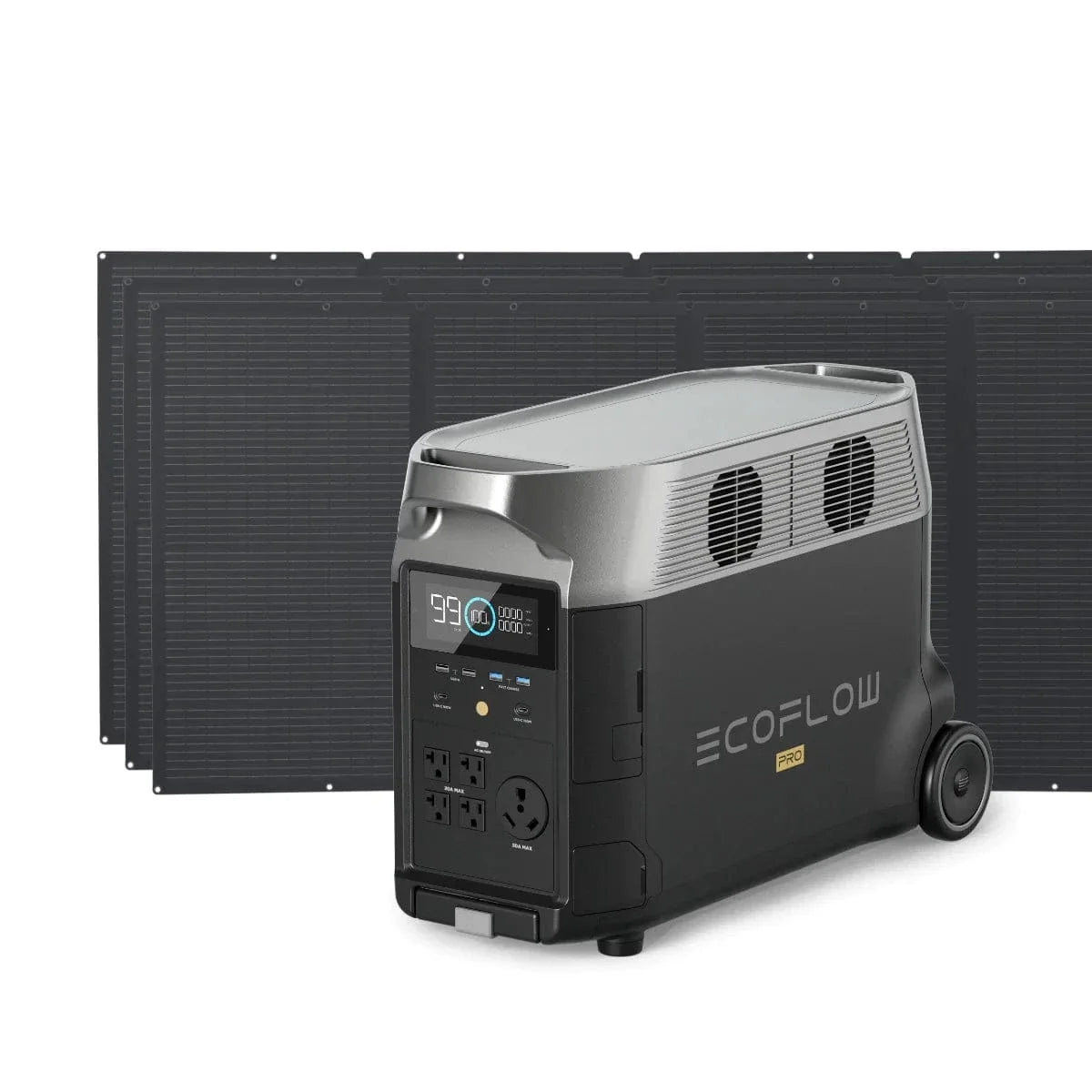 EcoFlow DELTA Pro with 400W Solar Panel plus a FREE Camping Light and Solar Angle Guide