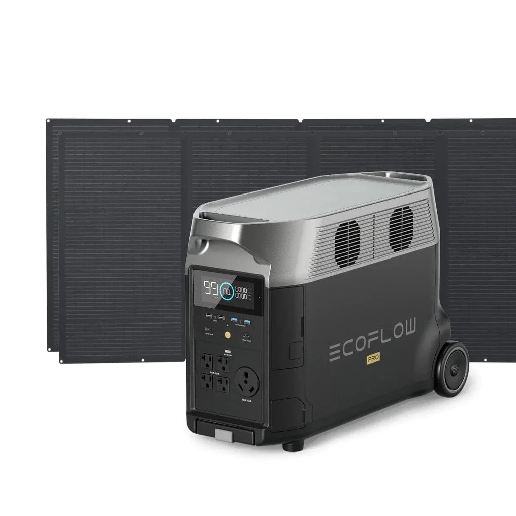 EcoFlow DELTA Pro with 400W Solar Panel plus a FREE Camping Light and Solar Angle Guide