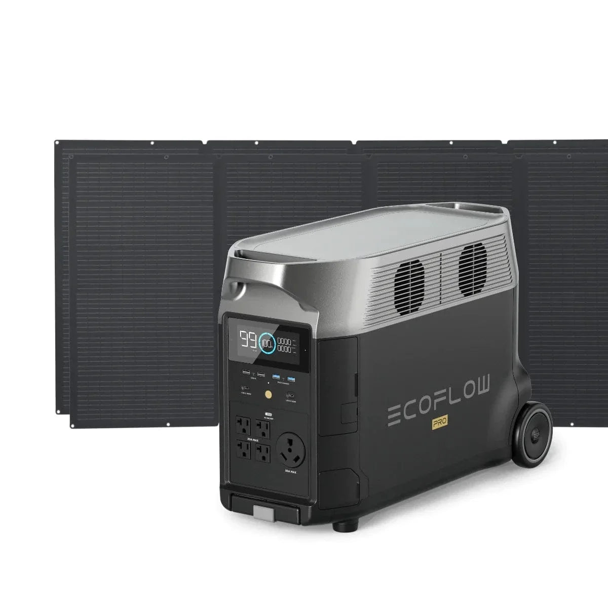 EcoFlow DELTA Pro with 400W Solar Panel plus a FREE Camping Light and Solar Angle Guide