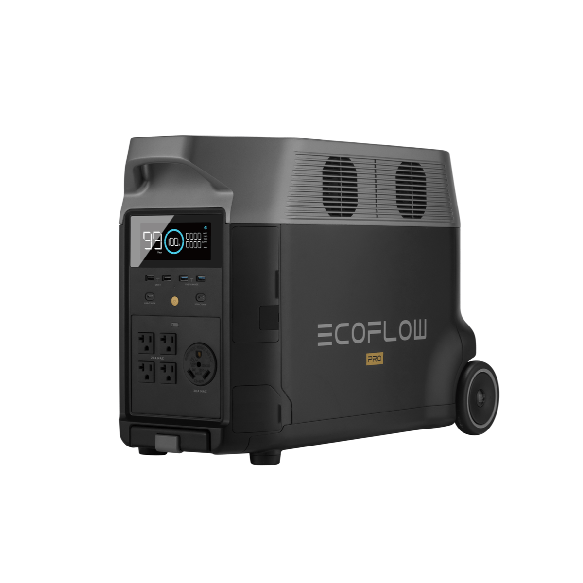EcoFlow DELTA Pro Portable Power Station with 400 Watts of Solar Panels