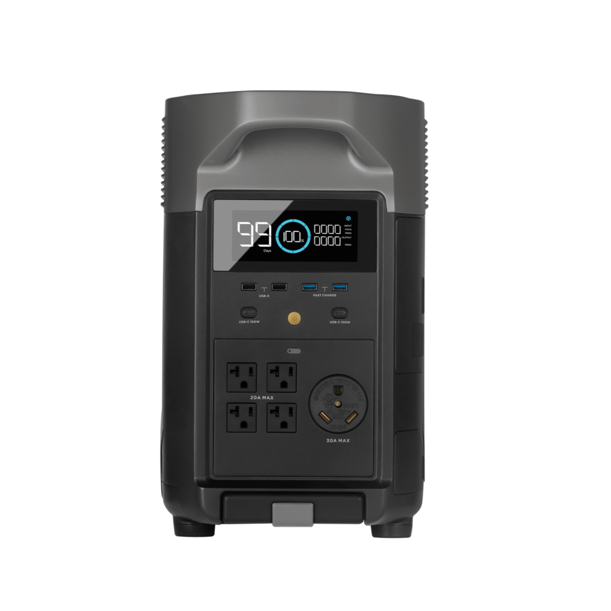 Ecoflow Delta Pro Solar Generator with 1600 Watts of Solar Panels 4 X 400 Watt Panels