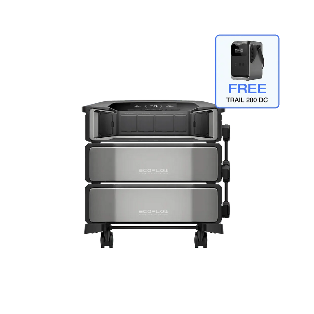 EcoFlow Delta Pro Ultra Solar Generator 7200Wh Portable Power Station Whole Home Backup