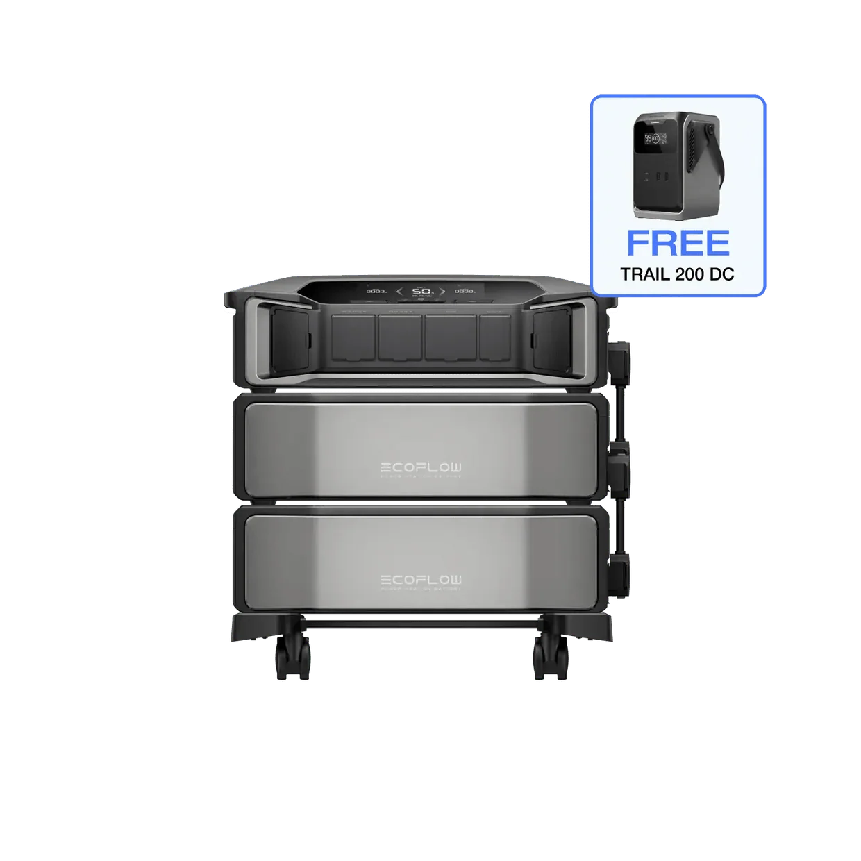 EcoFlow Delta Pro Ultra Solar Generator 7200Wh Portable Power Station Whole Home Backup