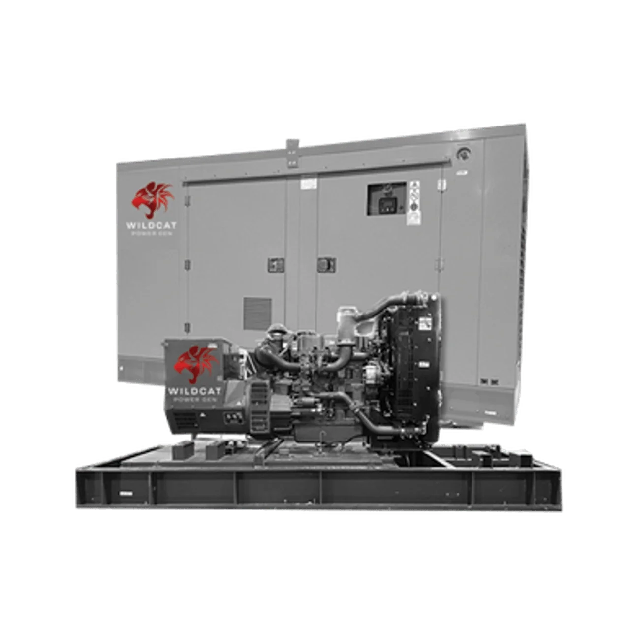 Wildcat Roughneck Natural Gas - Propane Generator 30KW NG-LPG 30KW - Prime Power
