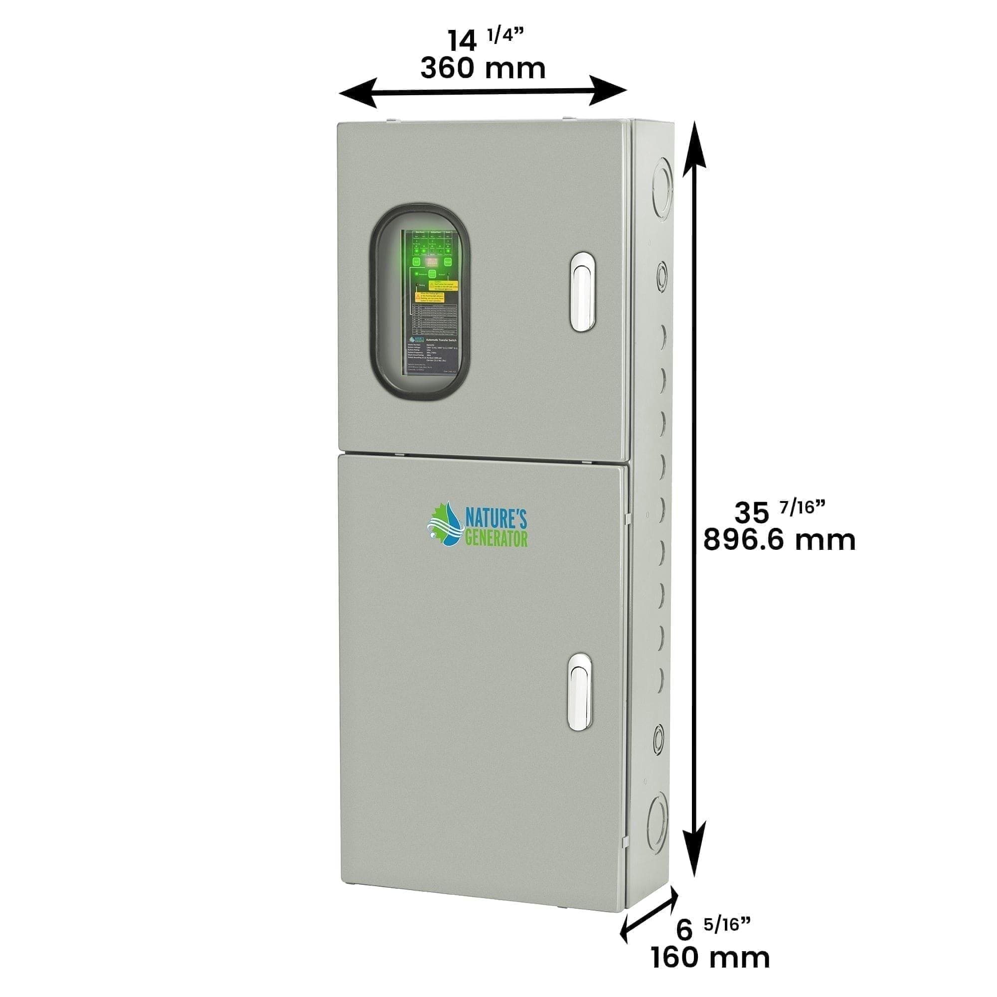125A Automatic Transfer Switch for Solar & Whole Home Backup Power (24–48 Circuits)