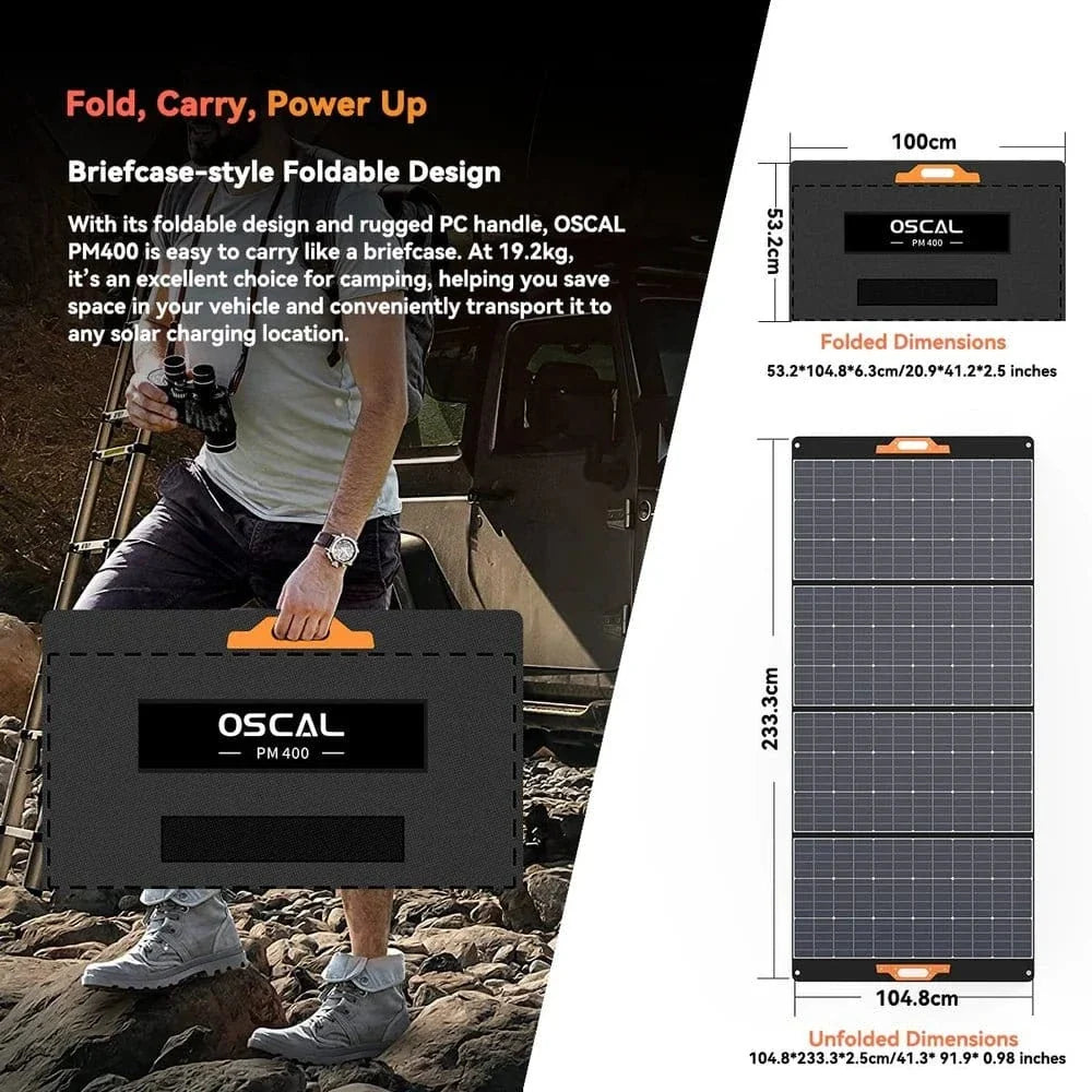 OSCAL 400 Watt Solar Panel