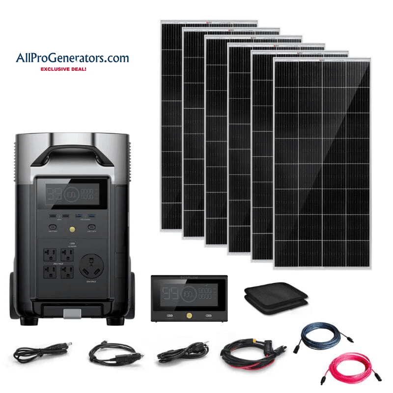 Ecoflow DELTA PRO Power Station -With Solar Panel Kits