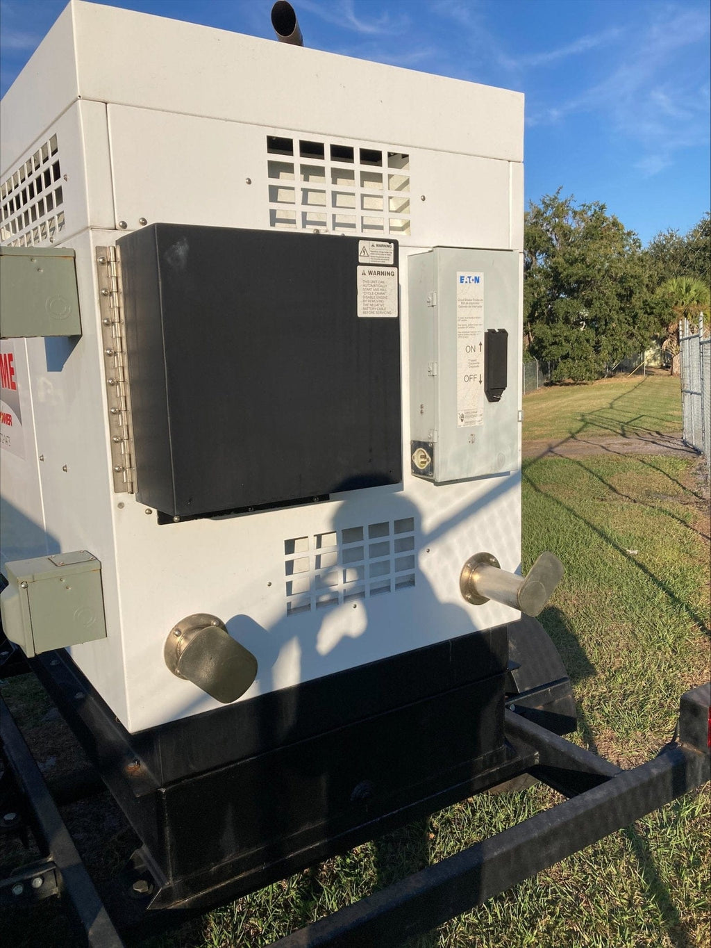USED  Yanmar 25KW Diesel Generator on Trailer