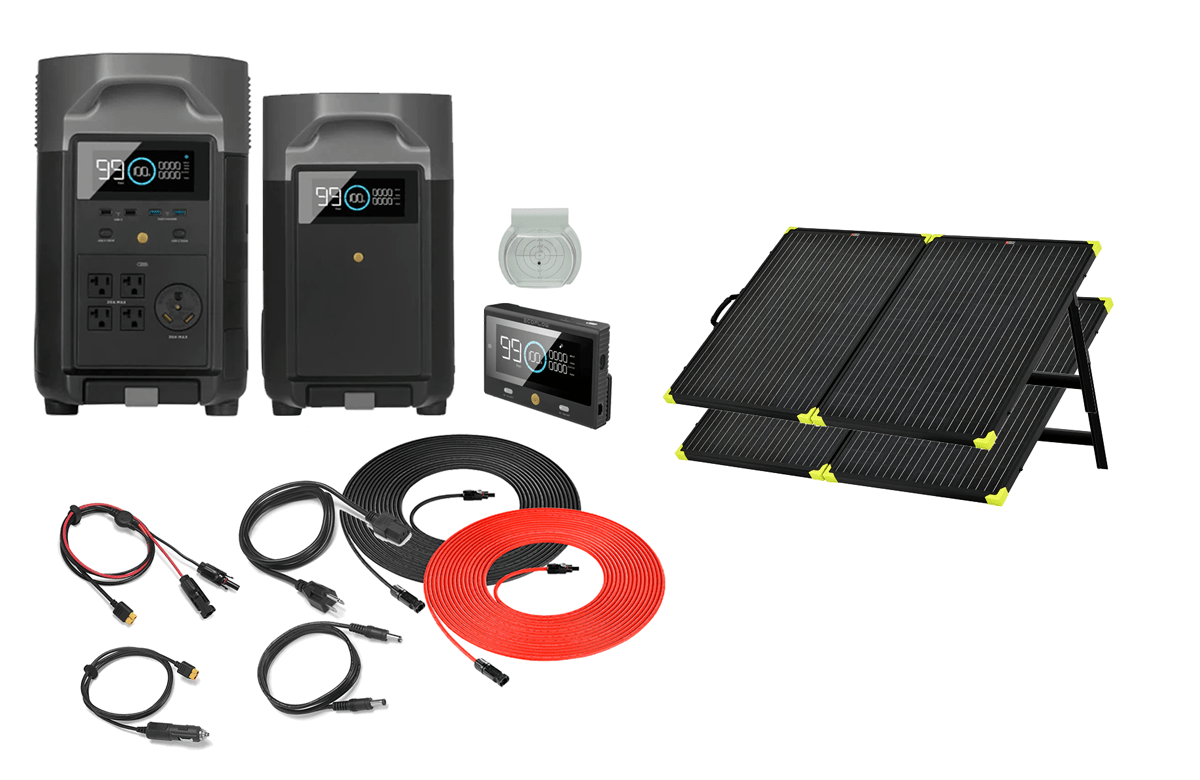 EcoFlow DELTA Pro 7.2 KWH System with 400 to 1600 Watts