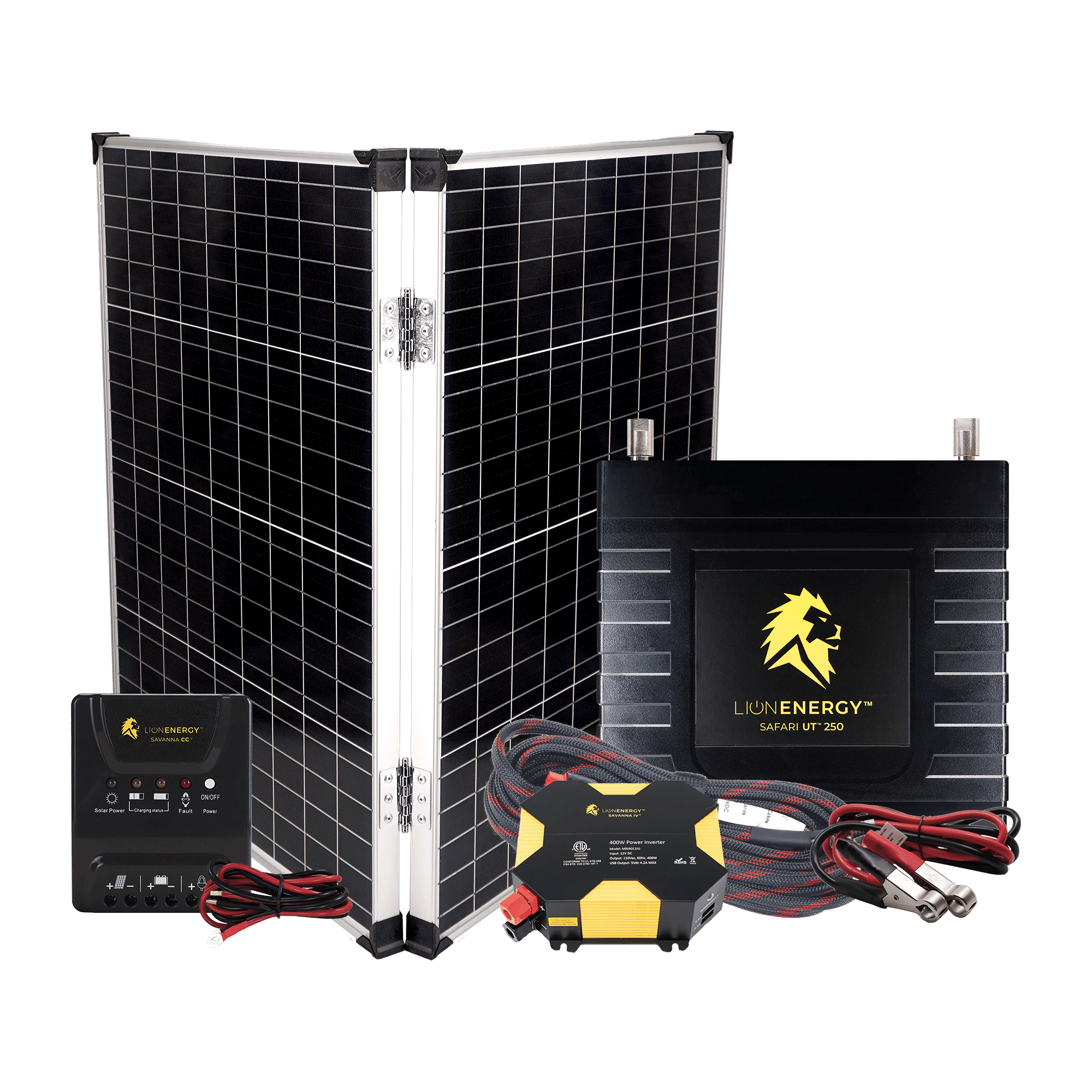 LION ENERGY BEGINNER DIY SOLAR POWER KIT